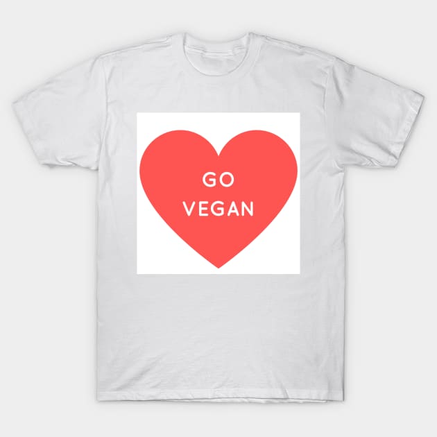 Go Vegan T-Shirt by marianas